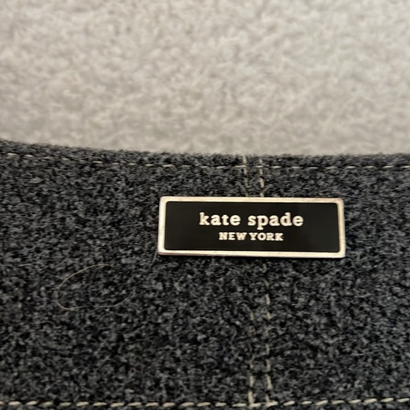 Vintage Y2K Felt Fabric Shoulder Bag | Felt Fabric and Faux leather strap - Picture 3 of 11